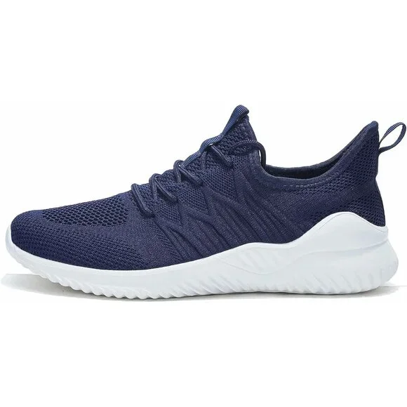👑Men's Sneaker Dark Blue Walking Classic Sports Athletic Running CasualShoes